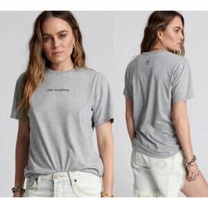 🔴ONE TEASPOON LOGO CREW NECK TEE GREY size Large‎